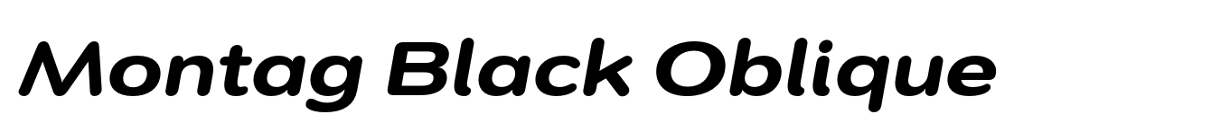 Montag Black Oblique image